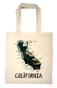 State of California Tote Bag
