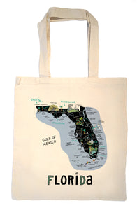 State of Florida Tote Bag