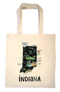 State of Indiana Tote Bag