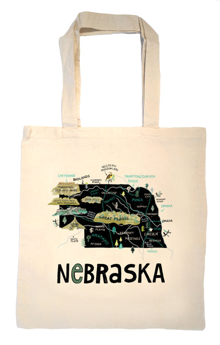 State of Nebraska Tote Bag