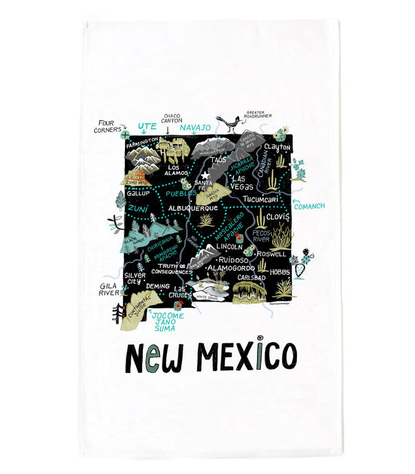 State of New Mexico Tea Towel
