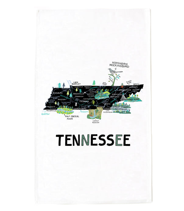 State of Tennessee Tea Towel