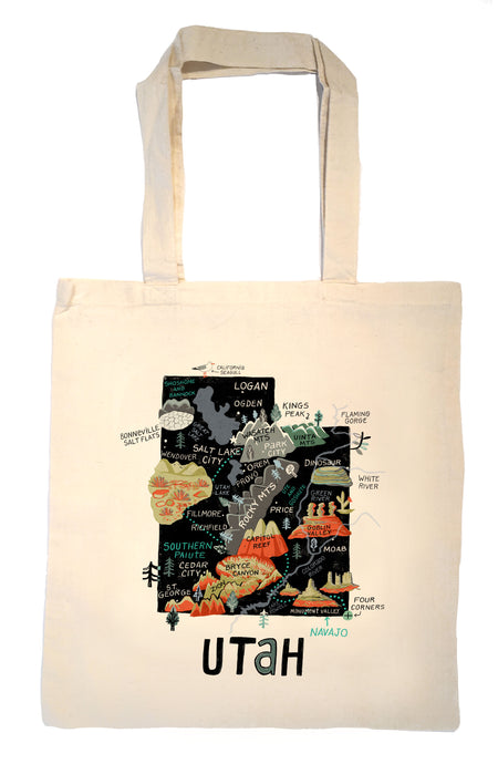 State of Utah Tote Bag