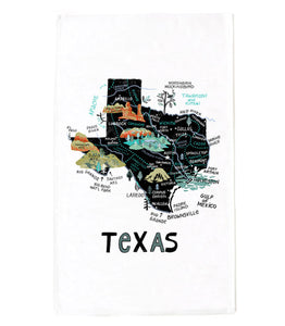 State of Texas Tea Towel