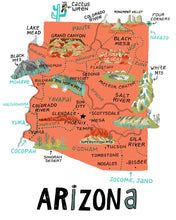 State of Arizona Wall Art