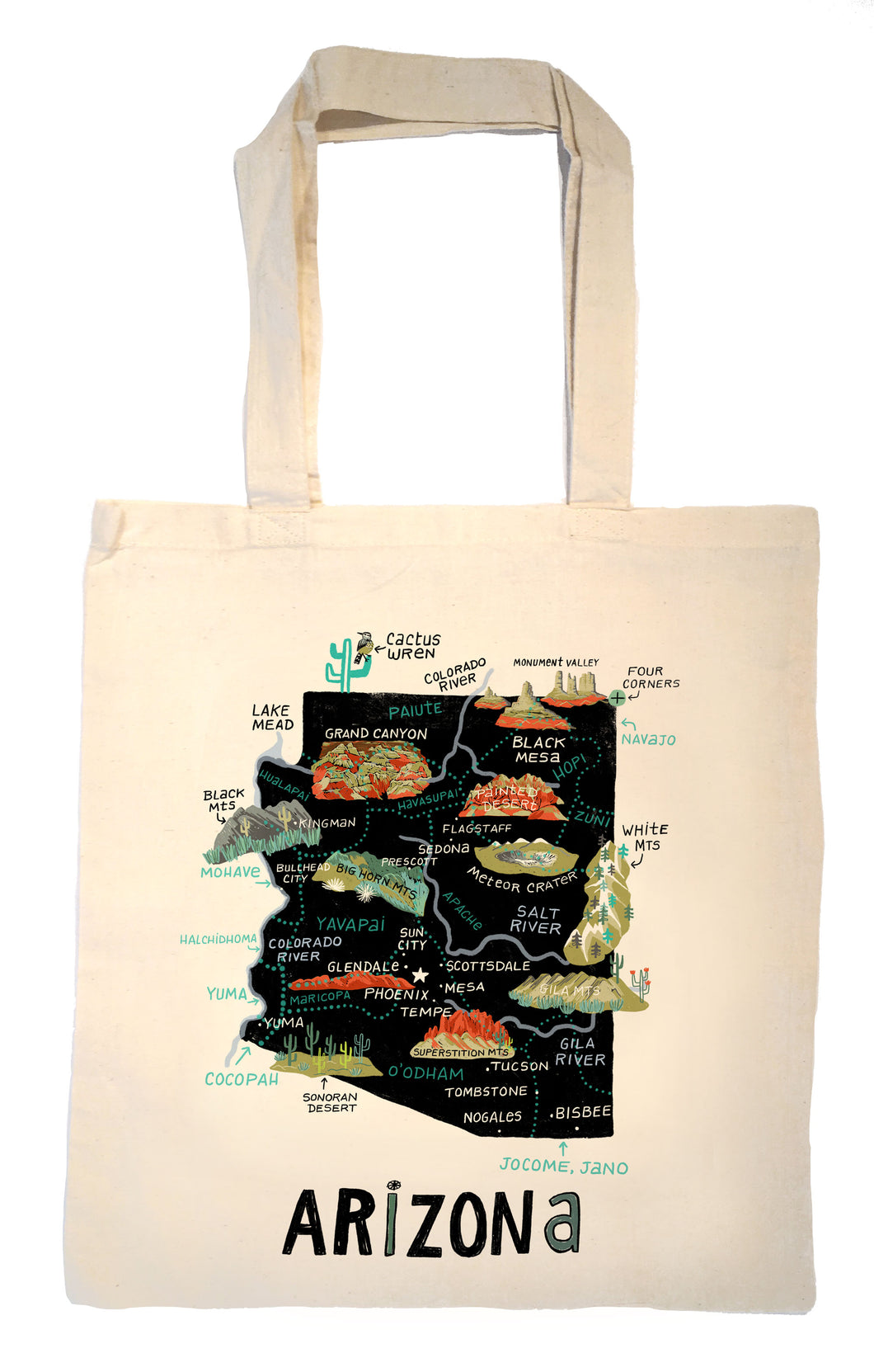 State of Arizona Tote Bag