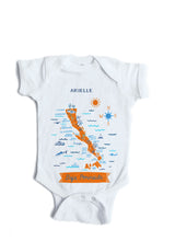 Baja Peninsula Baby Onesie-Personalized Baby Gift