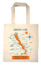 Baja Peninsula Tote Bag-Wedding Welcome Tote