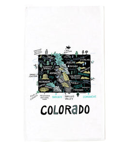 State of Colorado Tea Towel