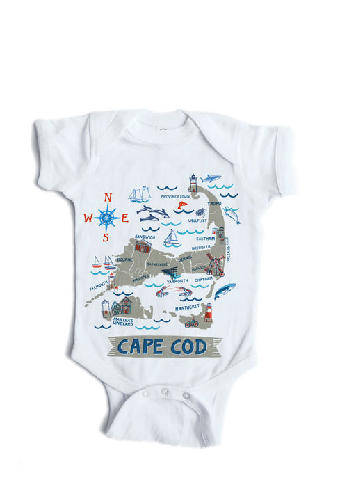 Cape Cod Baby Onesie-Personalized Baby Gift
