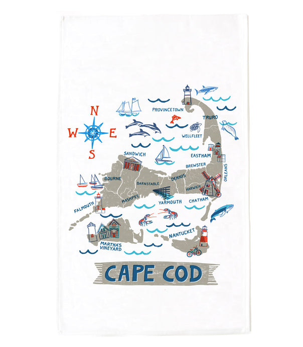 Cape Cod Tea Towel