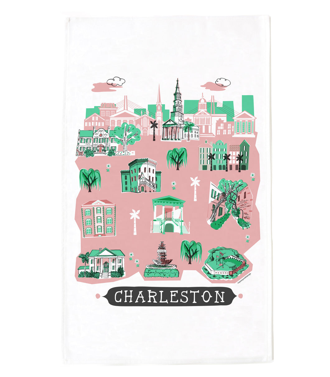 Charleston Tea Towel