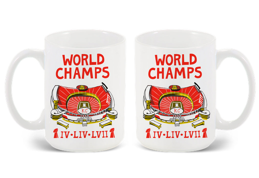 Kansas City Chiefs World Champs 2023 Mug