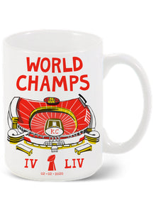 Kansas City Chiefs World Champs Mug