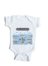 Des Moines IA Baby Onesie-Personalized Baby Gift