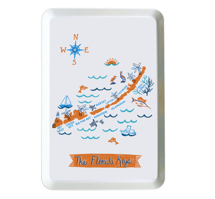 Florida Keys Tray-Custom City Tray