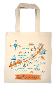 Florida Keys Tote Bag-Wedding Welcome Tote