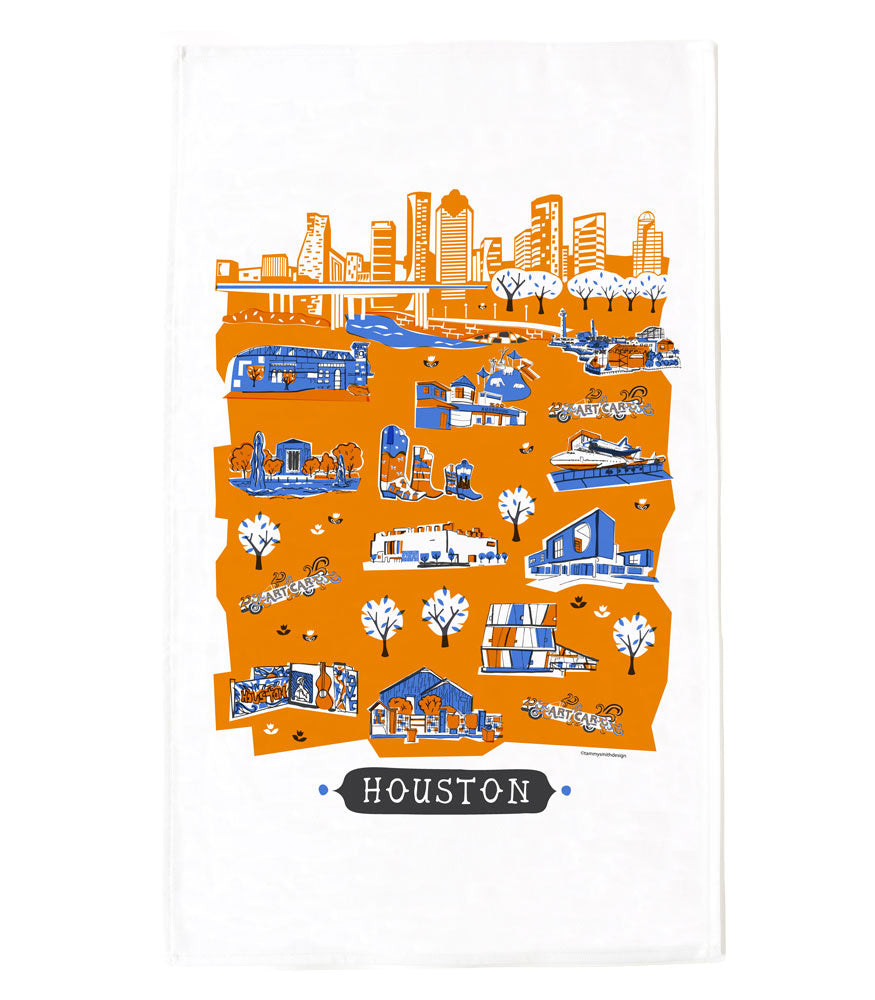 Houston Tea Towel