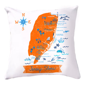 Jersey Shore Pillow Cover-16 x 16