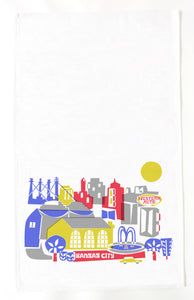 Kansas City skyline Tea Towel