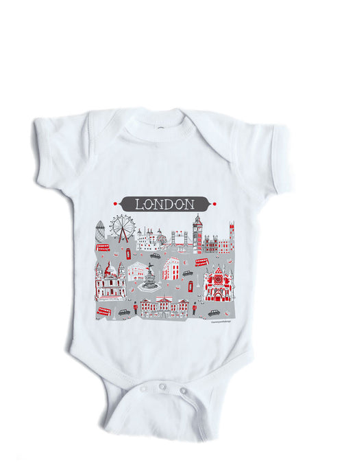 London Baby Onesie-Personalized Baby Gift