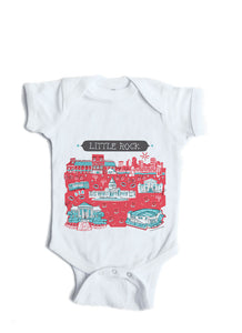 Little Rock AR Baby Onesie-Personalized Baby Gift