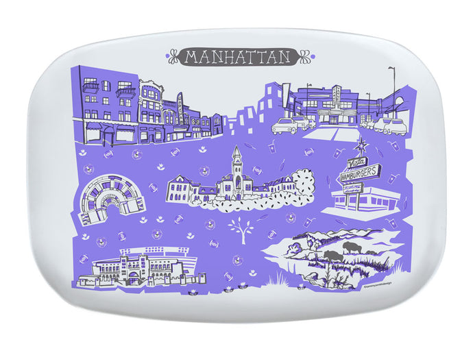 Manhattan KS Platter-Custom City Platter