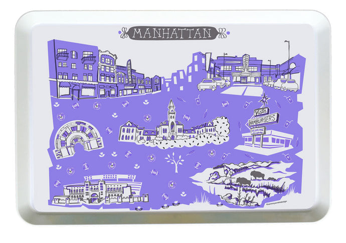 Manhattan KS Tray-Custom City Tray