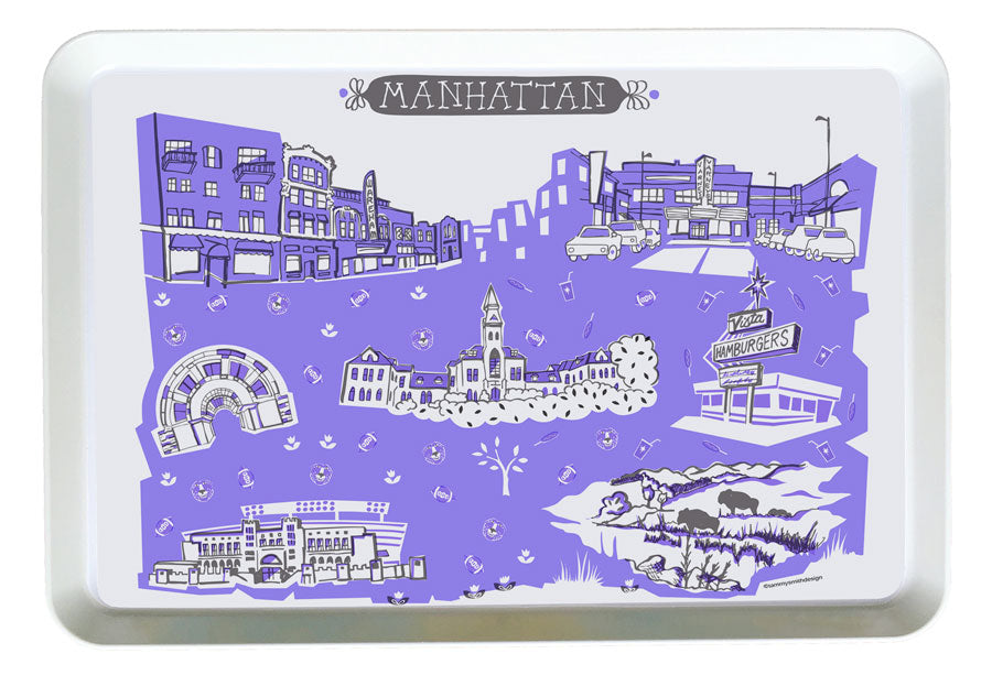 Manhattan KS Tray-Custom City Tray