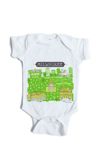 Milwaukee Baby Onesie-Personalized Baby Gift