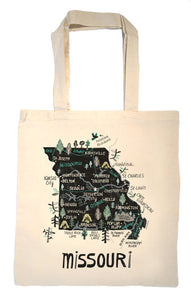 State of Missouri Tote Bag
