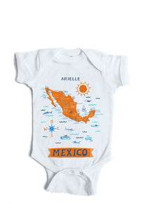 Mexico Baby Onesie-Personalized Baby Gift