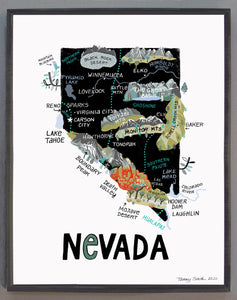 State of Nevada Wall Art