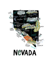 State of Nevada Wall Art