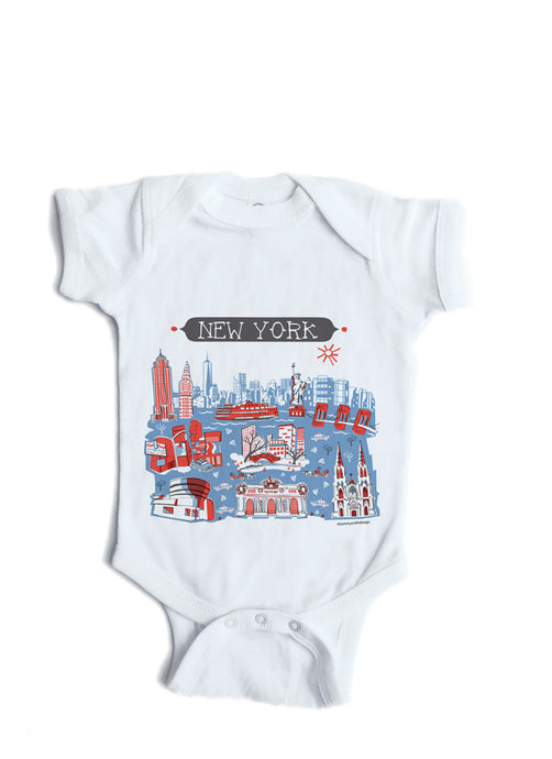 New York City Baby Onesie-Personalized Baby Gift