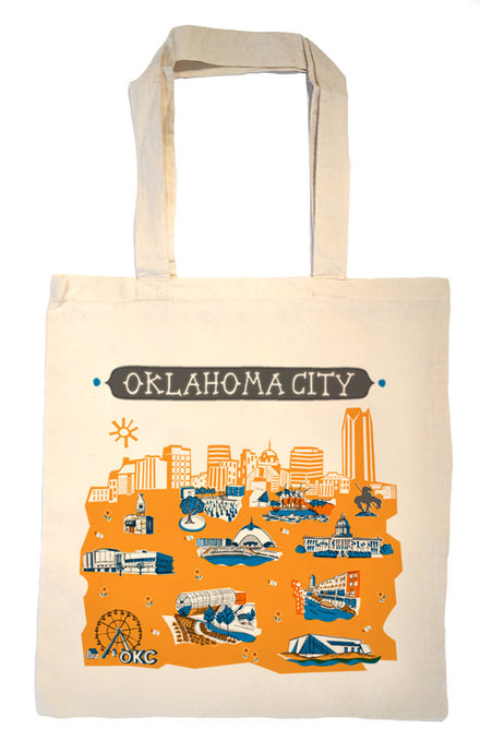 Oklahoma City Tote Bag-Wedding Welcome Tote