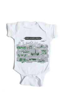 Philadelphia Baby Onesie-Personalized Baby Gift