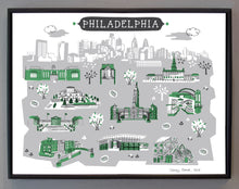 Philadelphia Wall Art-Custom City Print