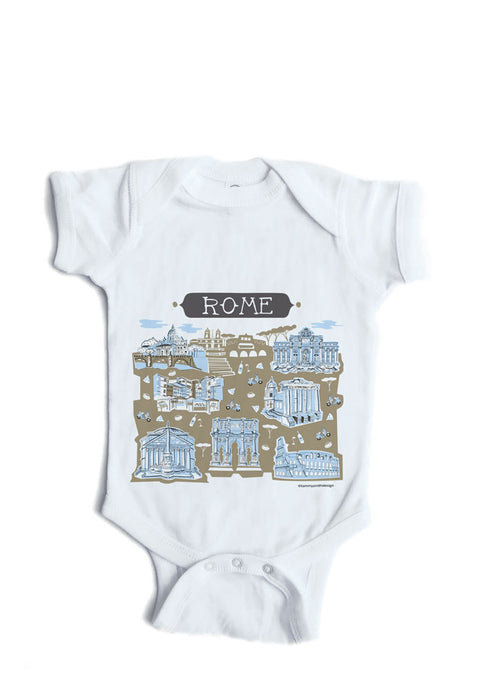 Rome Baby Onesie-Personalized Baby Gift