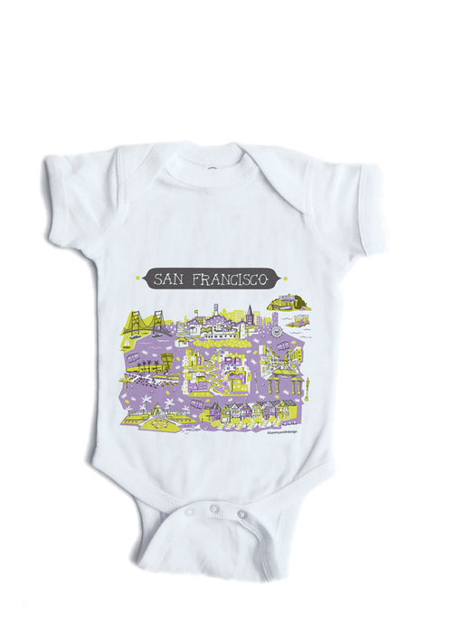 San Francisco Baby Onesie-Personalized Baby Gift