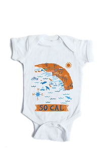 So Cal Baby Onesie-Personalized Baby Gift