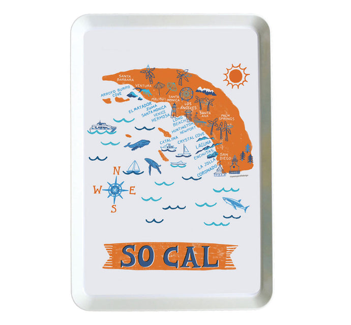 So Cal beaches Tray-Custom City Tray