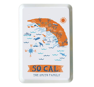 So Cal beaches Tray-Custom City Tray