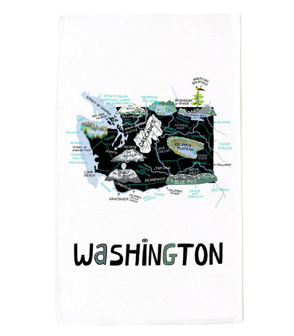 State of Washington Tea Towel