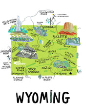 State of Wyoming Wall Art