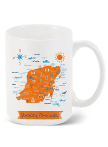 Yucatan Peninsula Mug-Custom City Mug