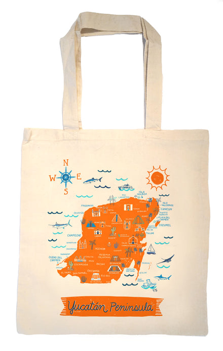 Yucatan Peninsula Tote Bag-Wedding Welcome Tote