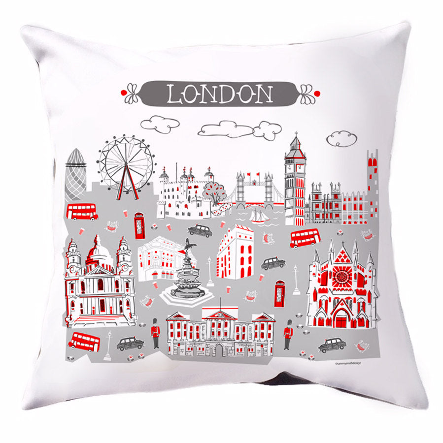 London Pillow Cover-16x16
