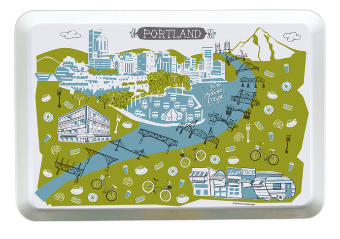 Portland OR Tray-Custom City Tray