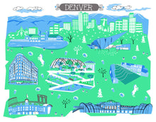 Denver Wall Art-Custom City Print